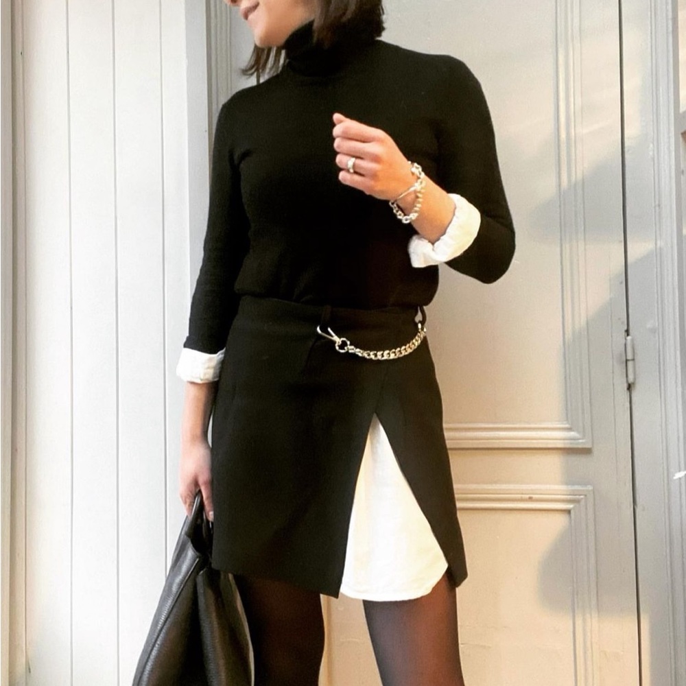 - SOLD 🖤MAJE 🖤 trompe leoil dress ( shirt dress and skirt) rajare